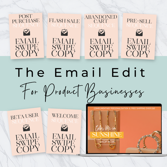 The Email Edit Bundle - For Product Businesses