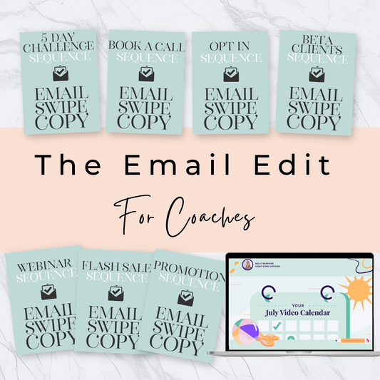 The Email Edit Bundle - For Coaches