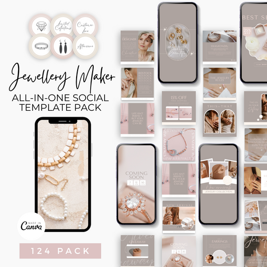 Jewelry Social Media Post Kit
