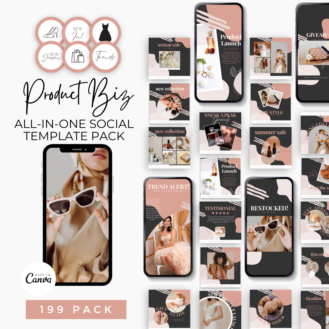 Product Social Media Post Kit – Social Glow Shop