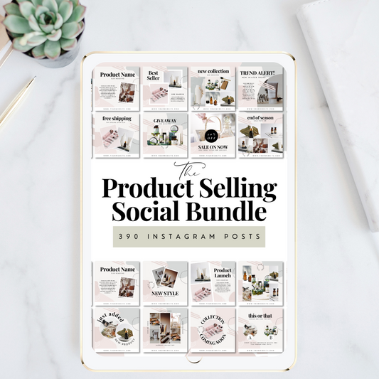 PRODUCT SELLING SOCIAL BUNDLE - 390+ TEMPLATES TOOLKIT